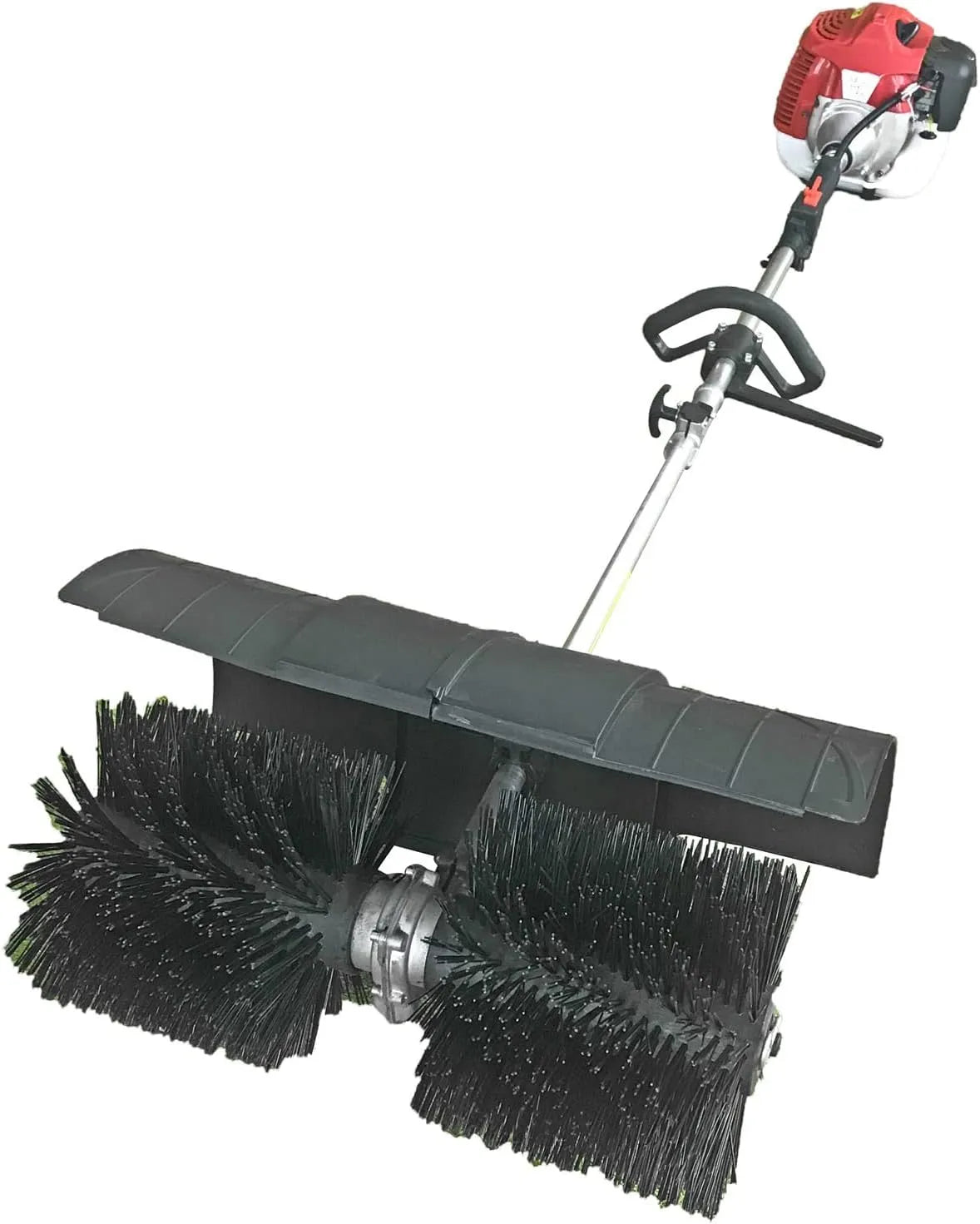 Elektrische veegmachine en Sneeuwblazer, Power Cleaning Sweeper Handd Gas, Benzine Elektrische Sneeuwblazer, Handmatige Veegmachine, Achterveger