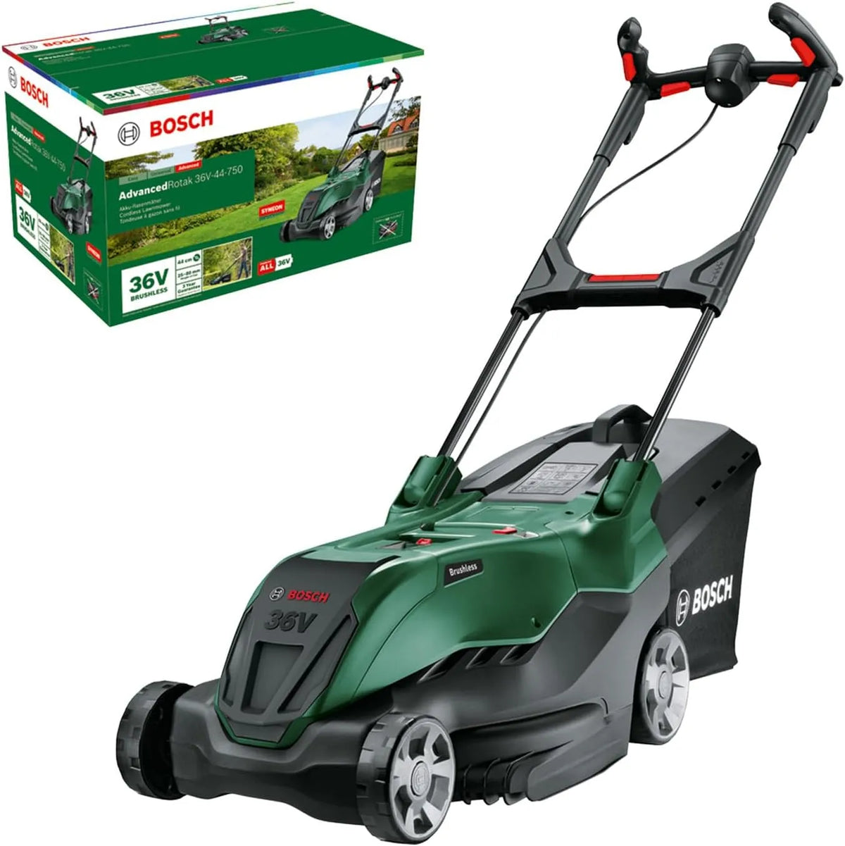 Maaier, Bosch krachtige, maaibreedte: 44 cm, zonder accu, 36 Volt System