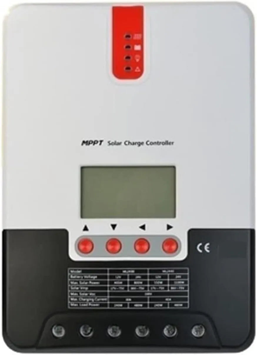 Zonne-Laadregelaar met 12V, 0,7 W, 1,2 W, 9 - 35V, 100V, 25°C, 90V en 75V