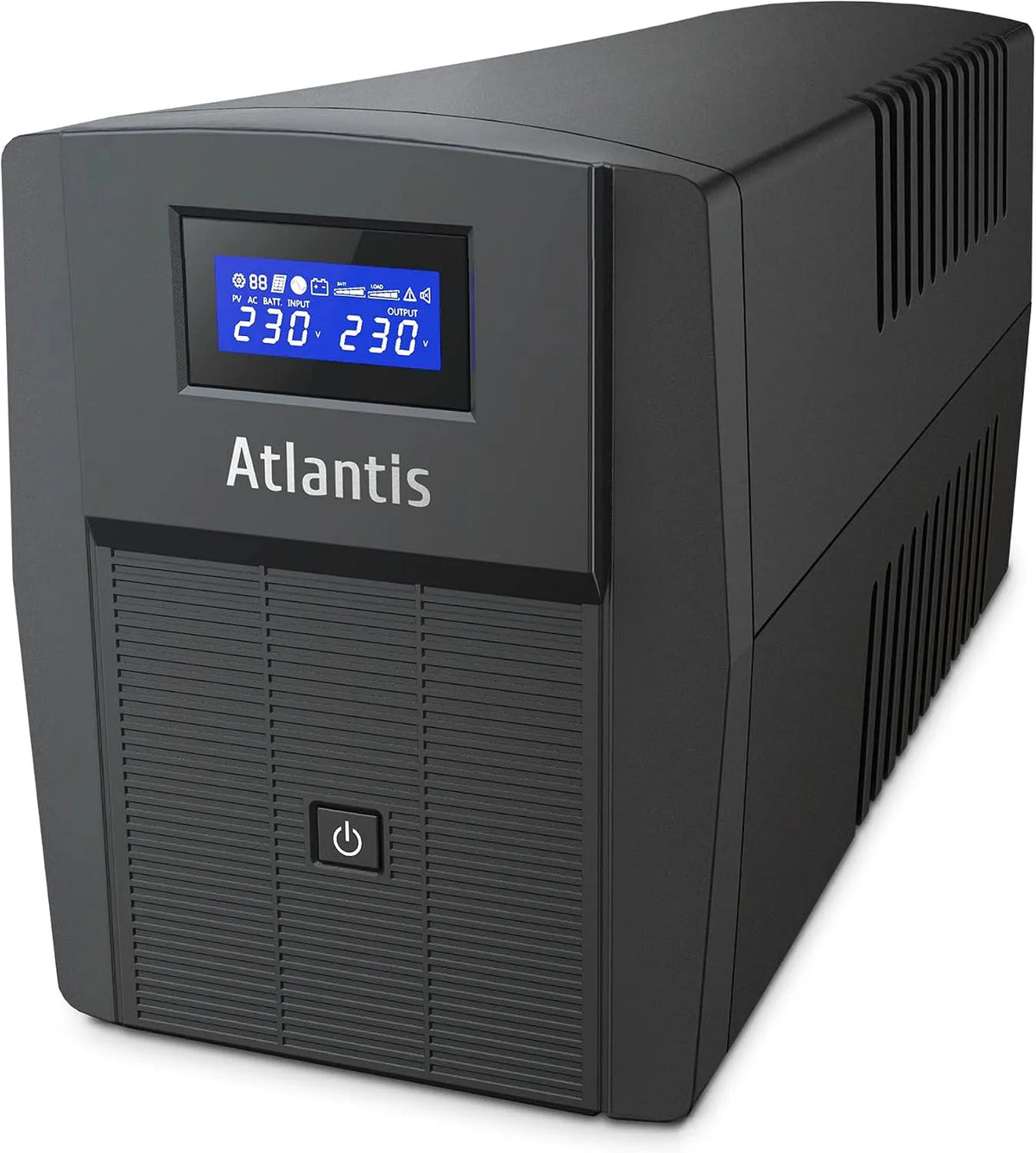 Atlantis A03-HP1503 Ononderbroken sinusgolf 1200 VA 720 W Line Interactive A03-HP1503 met 720 W, 12 V, 7 Ah en USB