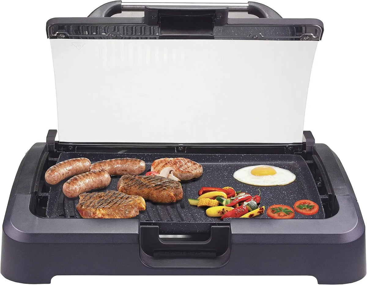 Barbecue, BEPER 90.871 Elektrische, zwart, RVS