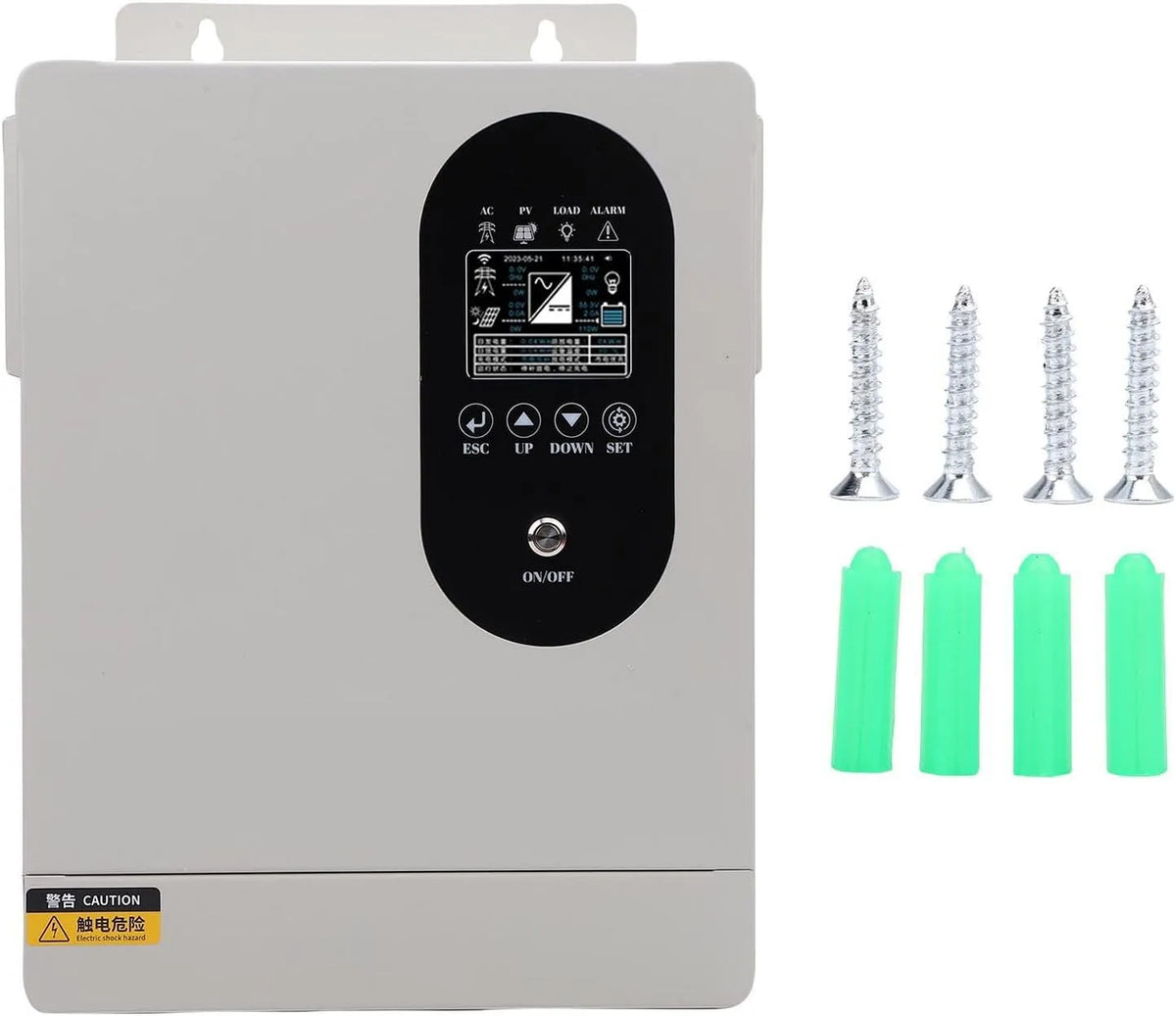 Spanningsomvormer, 1600 W, 60A, WiFi, zonne-energie 24VDC SP2416