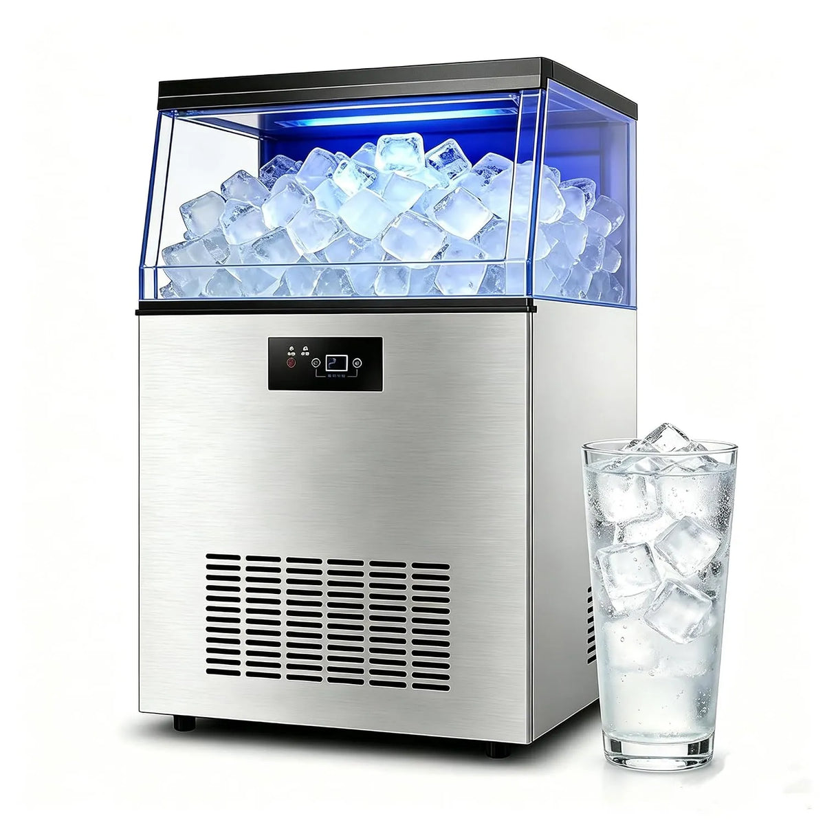 Machine, 60 kg/24 uur, intelligent lcd-paneel, bars en hotels