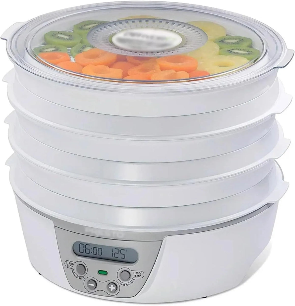 Ventilator, fruitdroger met digitale thermostaattimer, Voedseldroger