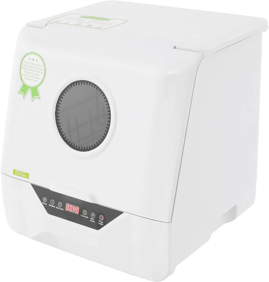 Vaatwasser, 800 W, 55 dB, touch-control, met wateraansluiting, voor woningen, 220 V, mini-vaatwasser met 4 wasmodi en, sproeien, bruikbaar