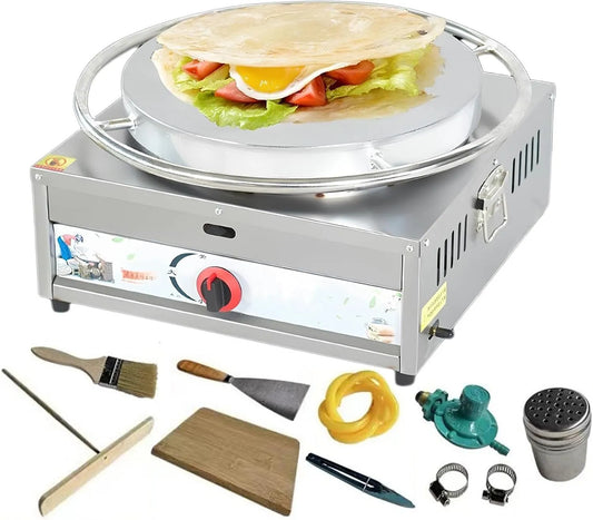 Professionele Crêpe-Maker Elektrische En Gasgrill Met Antiaanbaklaag