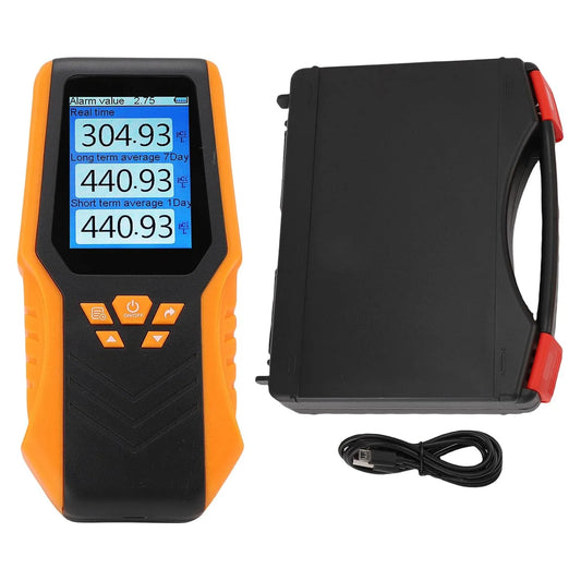 Radonmeter, Radon -detector Nauwkeurige Real Time LCD, Display thuis School Test Kit Portable