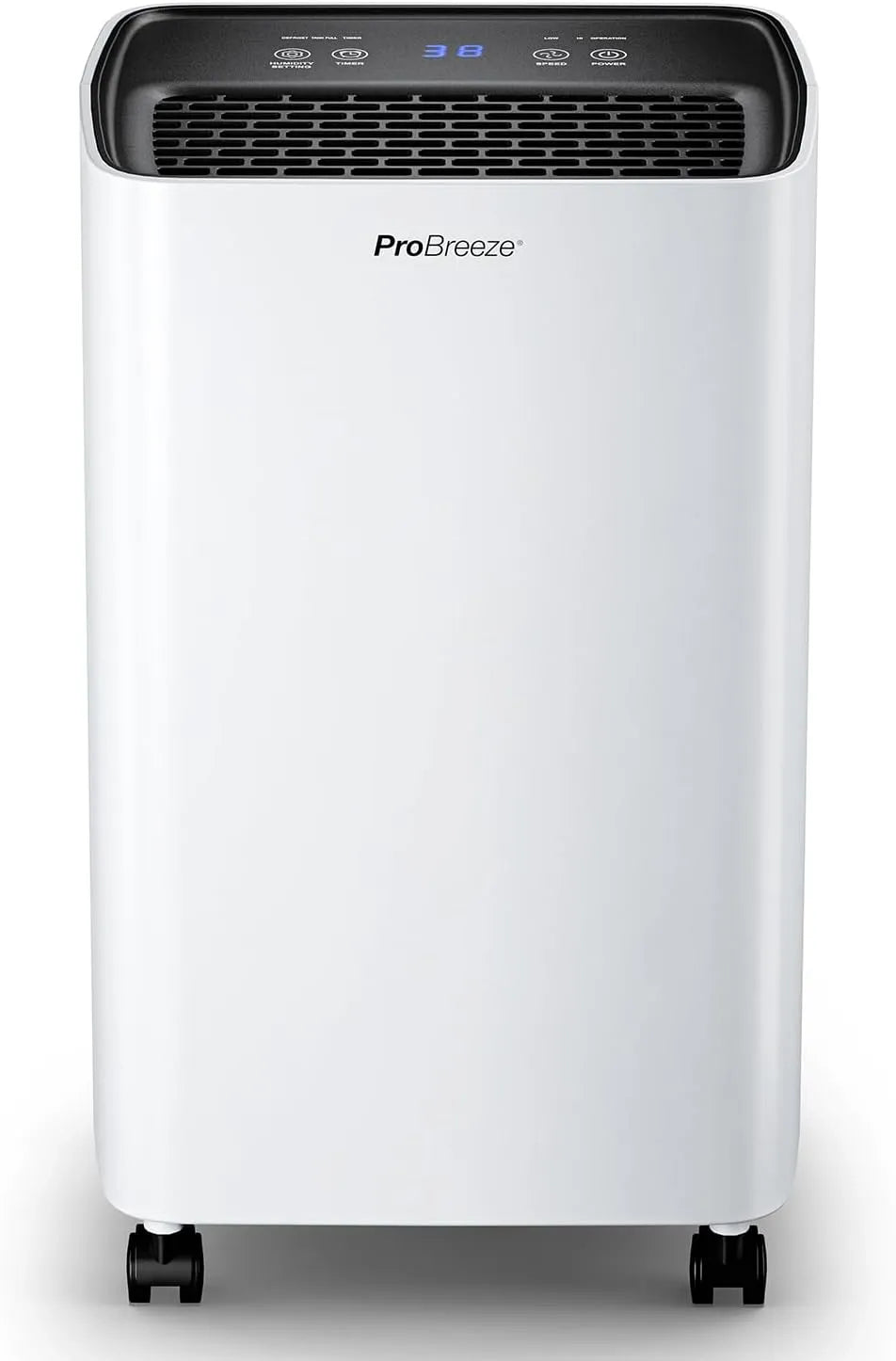 Luchtontvochtiger met 6L, 2L, 3 Standen, Timer, 39dB, digitaal display, waterreservoir en geluidsarme werking