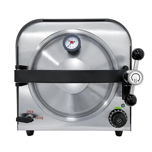 Stoomsterilisator met 14L, 900 W, 23 x 36cm, 48 x 37 x 35cm, 122°C, 25 minuten, 220V en timer
