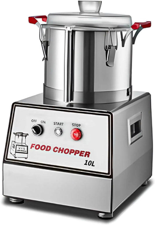 Keukenmachine met 1400 W, 10L en RVS, 1400 W 1400RPM roestvrijstalen elektrische keukenmachine