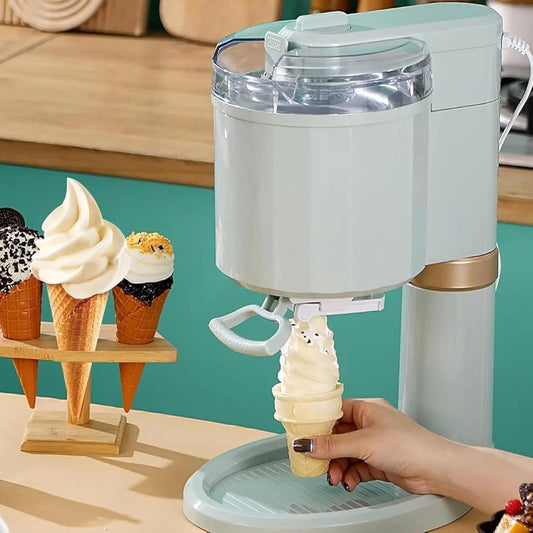 Machine met 1L, compact ontwerp en voor thuis, automatische zachte ijsmachine