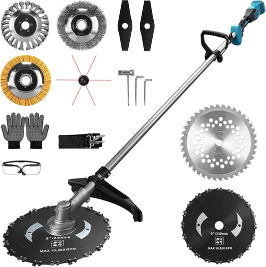 Makita Grastrimmer met 7-in-1 accu-grastrimmer, 18 V, compatibel met Makita accu's