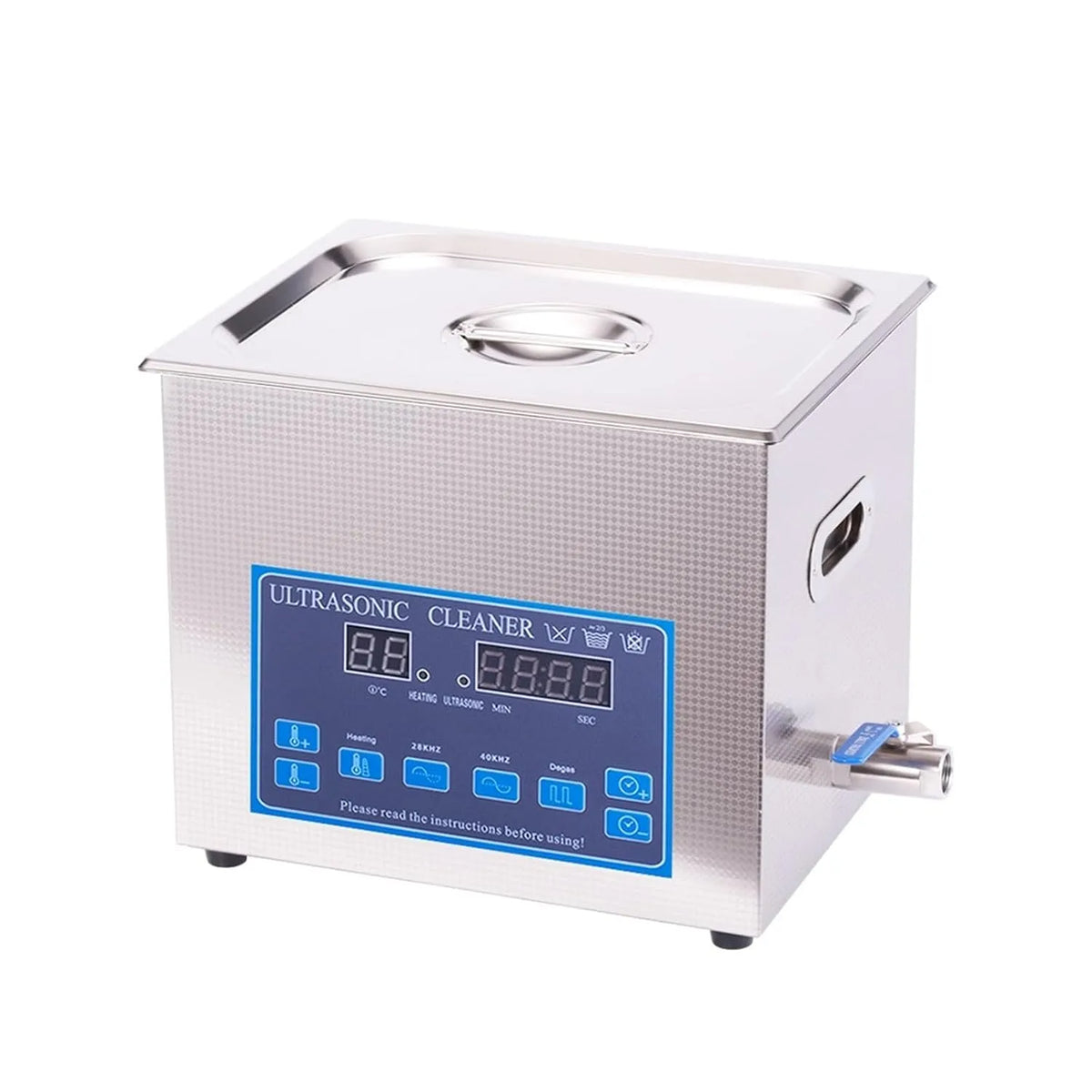 Ultrasoonreiniger, 10 l, badkamer, PCB, frequentie sweep, Ultrasone reinigingsmachine, ontgaser, type DPF, sieraden