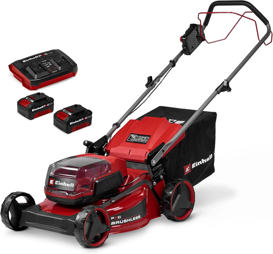Grasmaaier, Einhell, 4,0 Ah, 36 V, 500 m2, 46 cm, 25 mm, 80 mm, 9 standen