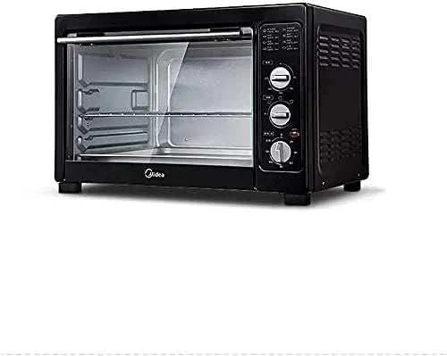 Inbouwoven met Huishoudelijke desktop-elektrische oven met grote capaciteit, multifunctioneel, 38 l, kleine zwarte cakeoven en mini-ovens