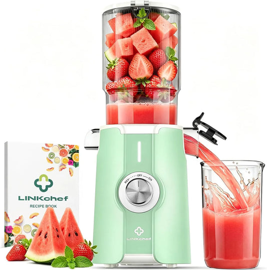 LINKChef Slowjuicer met 200 W, 115 mm en 45 RPM