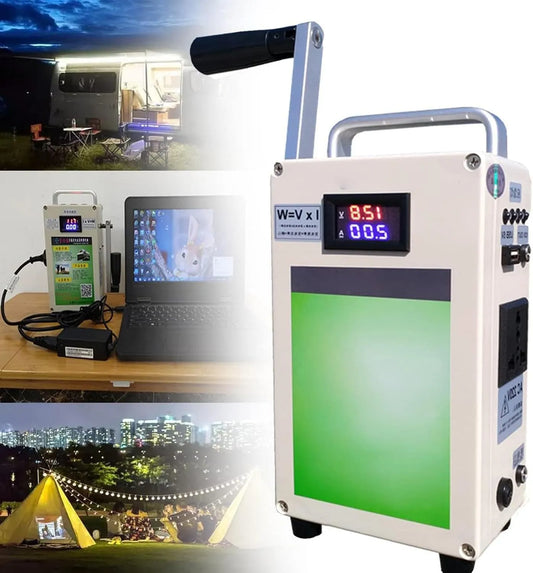 Lader, 110V, USB, Noodhandgenerator, 150 W Outdoor Reizen Camping