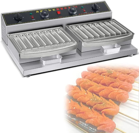 Commerciële hotdog machine met 380X430 x 220mm, 350 x 280mm, 190 x 33mm, 740X430 x 220mm, 1100 W, 220v, 50Hz en 50-300 °C