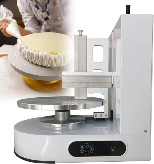 Cream Spreading Machine met 4-12 Inch, 200 W, 35 cm, RVS, aluminium, wit en crème