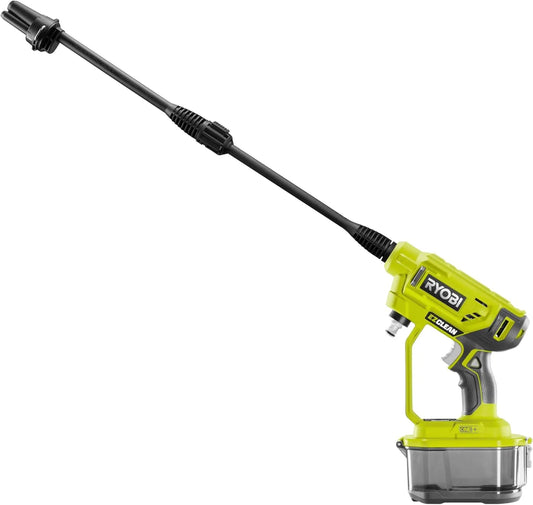 Lader RY18PW22A-0 met 18 V, 22 bar en geel, 3-in-1 mondstuk, 15°-waaierstraal voor algemene reiniging