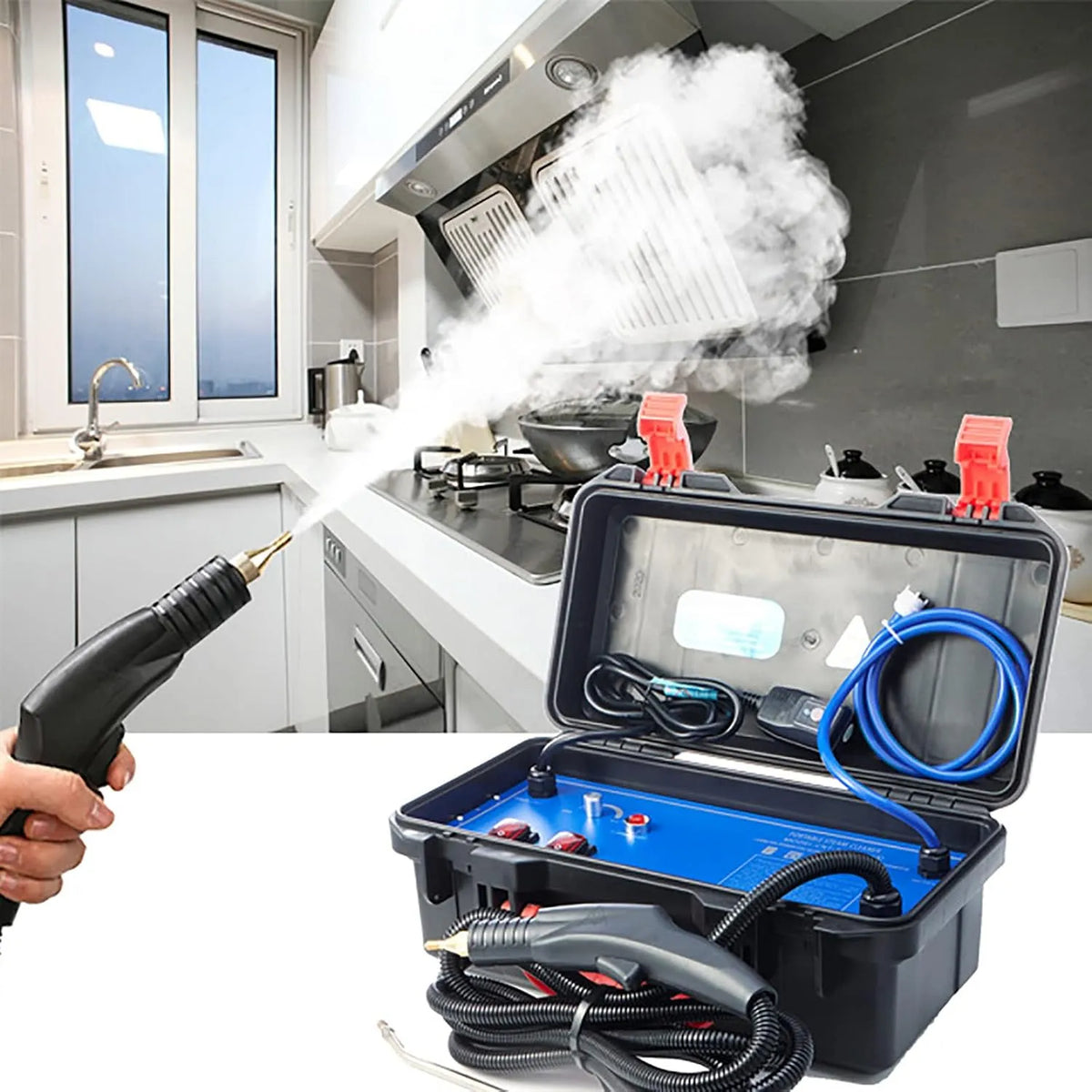 Stoomreiniger, thuis keuken vloer auto patio gebruik, thuis keuken vloer auto patio gebruik