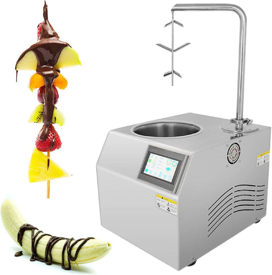 Machine met Chocolade Smelt- en Temperatuurmachine, Commerciële Chocoladeverwarmer 1325 W 7L met Roerfunctie 110V