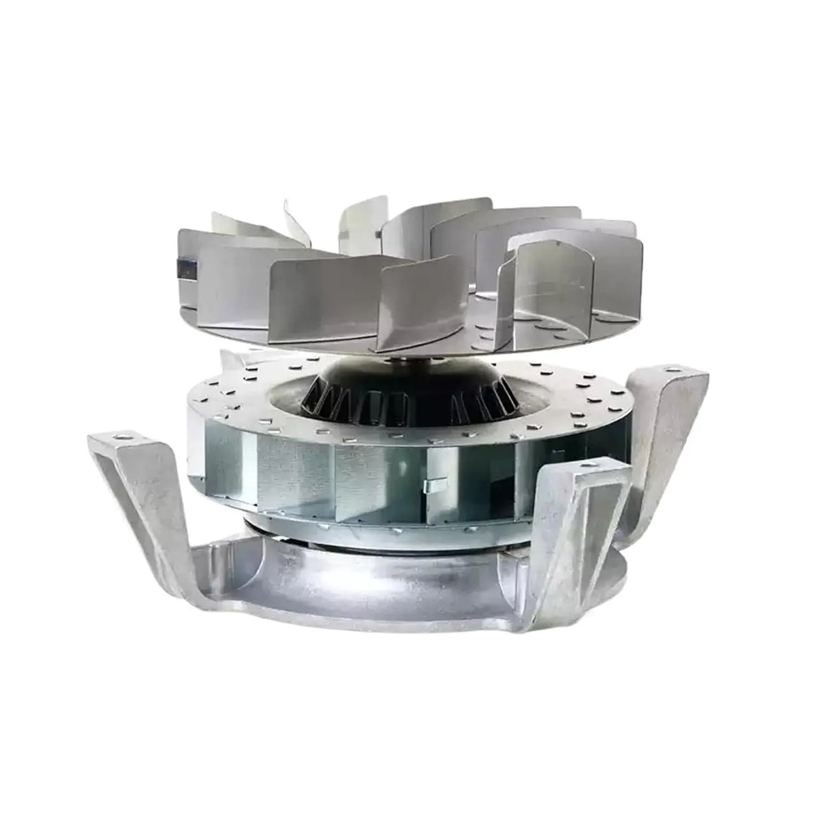 Inbouwoven, model r2E180, model D2425-10, Roterende oven hete lucht r2E180 Rotor, Blad Externe Centrifugaalventilator D2425-10