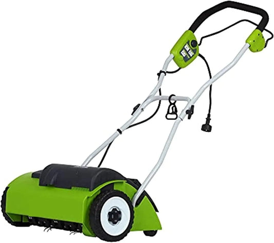 Heggenschaar, gazon, grasmaaier, verticuteermachine met snoer roestvrijstalen tanden voor tuin