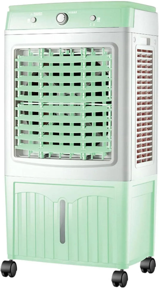 Mobiele airconditioner en Luchtkoeler, 45 l, 7,5 uur, 3 snelheden, timer, Mobiele airconditioning, draagbare luchtkoeler met waterkoeling