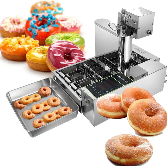 Maker Donut Machine met 6L, 220V, regelbare thermostaat en RVS