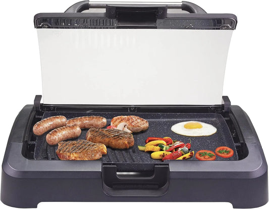 Barbecue, BEPER 90.871 Elektrische, zwart, RVS