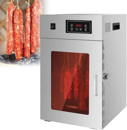 Droger met 800 W, 5-7 Kg, 24 uur, 90 °C, regelbare thermostaat, RVS en gerichte luchtcirculatie