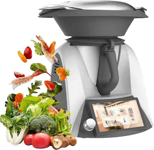 Keukenmachine, 37-160°C, 7 inch Tft-display, 35-11000 R/min, Slimme keukenmachine, multifunctionele intelligente automatische roerbakmachine