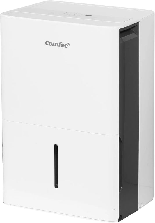 Luchtontvochtiger, MDDPE-50DEN7, 50L, 6L, Déshumidificateur d'air convenant jusqu'à 116m2, Réservoir d'eau 6L, Roues, Séchage, Bruit réduit