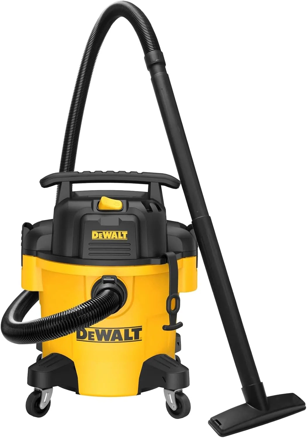 Nat- en droogzuiger, DeWalt DXV20P, geel/zwart, 20 l