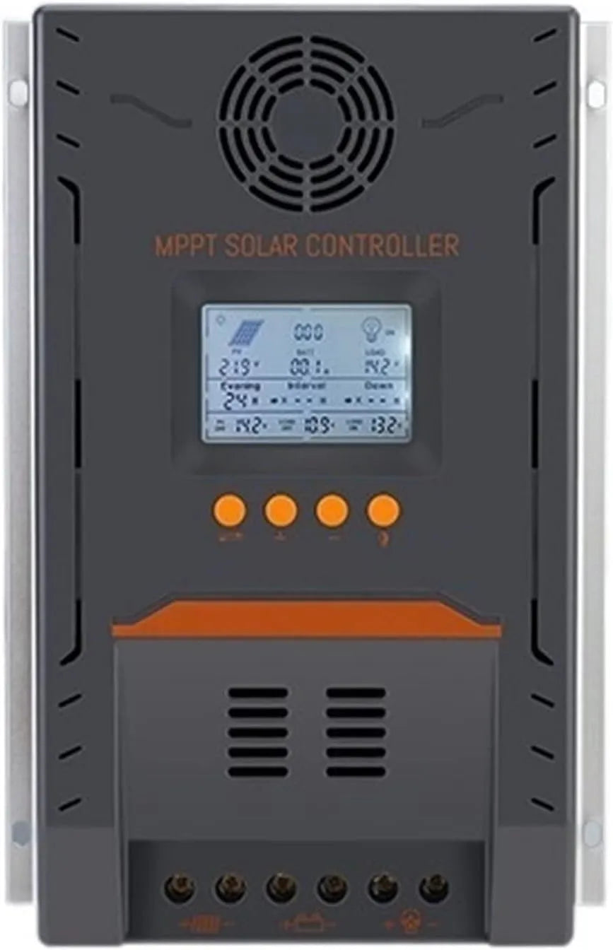 100a, 100a MPPT-zonnecontroller 12V / 24V Fotovoltaïsch, Zonnepaneel Laadcontrolesysteem