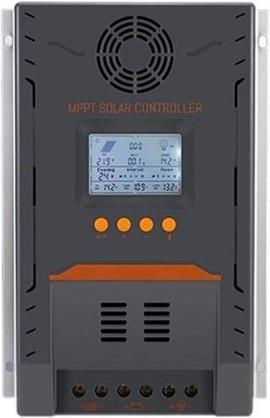 100a, 100a MPPT-zonnecontroller 12V / 24V Fotovoltaïsch, Zonnepaneel Laadcontrolesysteem