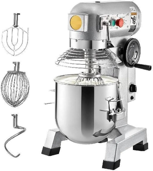 Commerciële Elektrische Voedsel Mixer Stand Mixer 10/15/20/30Qt Deeg Mixer 3 Snelheden 450/500/750/1100 W Rvs Mixer 10qt met 3 Snelheden