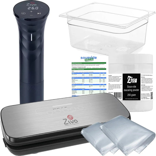 Pakket met 15 x 25cm, 1200 W, 7L, 12L, 18L, 24L, waterreservoir en regelbare thermostaat