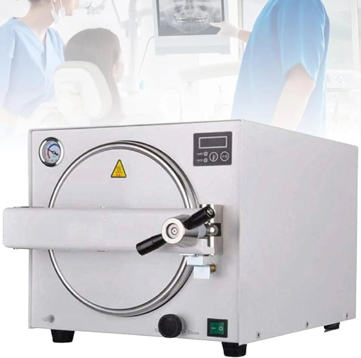 18L roestvrijstalen autoclaaf met 18L, 122 °C, 132 °C, RVS en aluminium