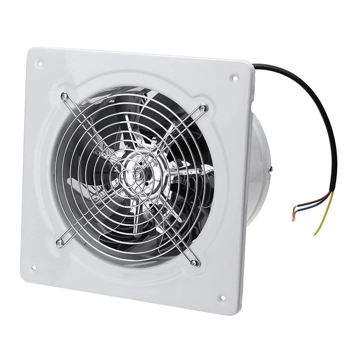 Afzuigventilator, 20 W, Witte Uitlaatventilator, 4 Inch, Snelheid Uitlaatventilator Toilet Keuken Badkamer hangend, Muur Raamglas Kleine Ventilator