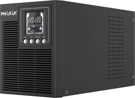 Phasak PH 9210, UPS-noodstroomvoorziening, 800 W, 110 V, 290 V, 230 V