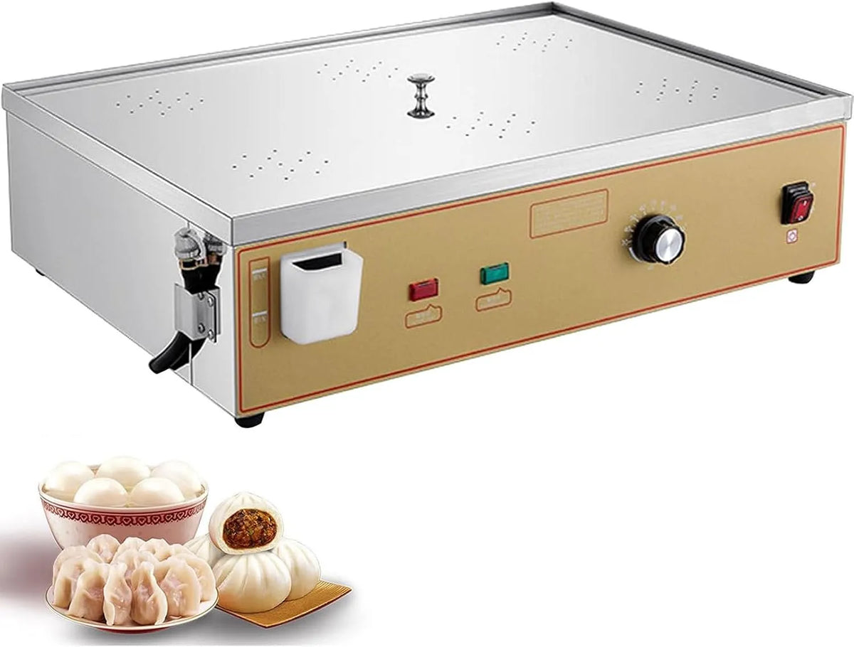 Voedselstomer met 30-110°C, 13-20 cm, regelbare thermostaat en RVS