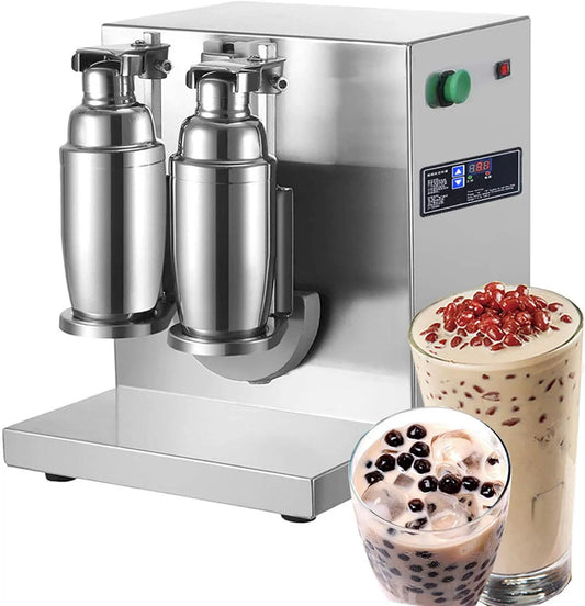 Milkshake Maker Machine, RVS Cocktail & Drink Mixer voor Melkthee en Dranken, Elektrische Milkshake Maker Machine