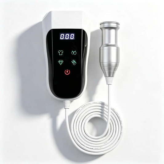 Ultrasoonreiniger, automatische timer, mini-dompelbare ultrasone reiniger, zeevruchten, echte 60kHz ultrasone reinigingsstaf voor glazen, fruit