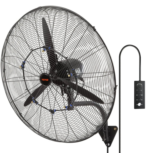 Ventilator met 74,9 cm, 3 snelheden, 150 W, 1400 rpm, oscillatiefunctie en gerichte luchtcirculatie