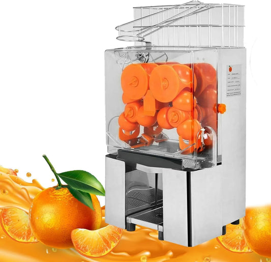 Commerciële sapcentrifuge met 55-80 mm, 120 W, 12 uur, 40-80 mm, geluidsarme werking en RVS