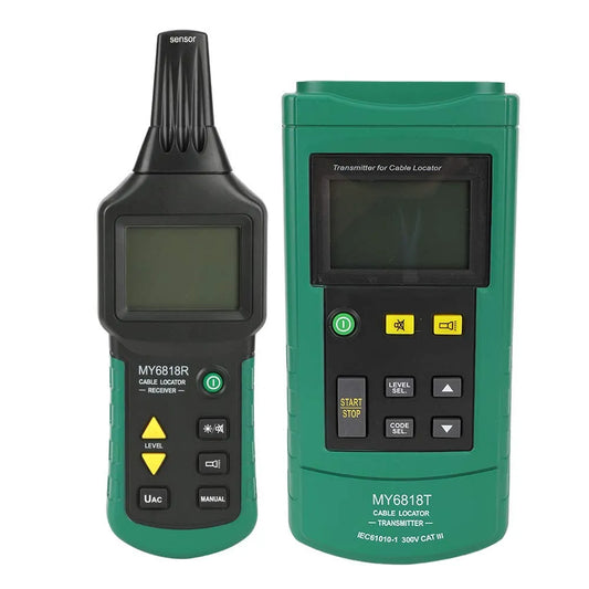 Pijp Detector MS6818 met 12 V, 400 V, geluidsarme werking, zwart en rood