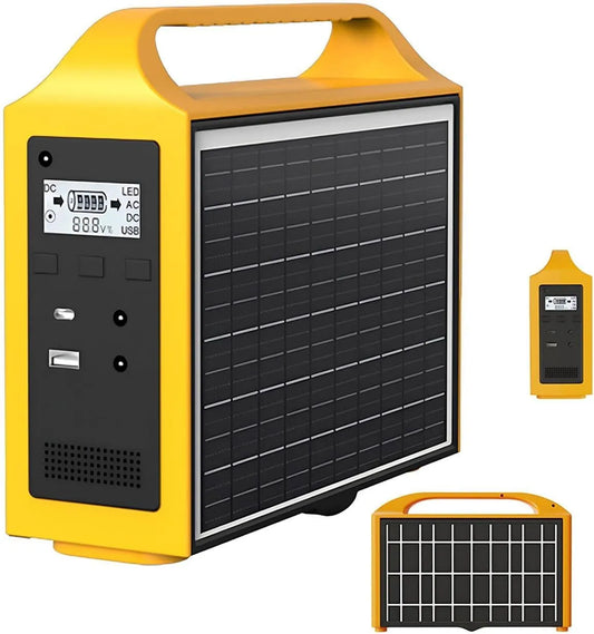Zonnepaneel met 200 W, 240Wh en voor bouwplaats en werkplaats