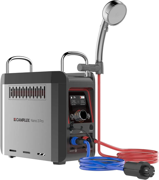 Waterverwarmer, 50mbar, LPG, voor Buitendouche, Camping, Campers, Nano Series